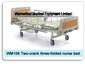 WM16 Two-crank three-folded nurse bed